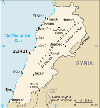 Lebanon map.gif