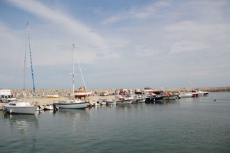 Most of  the quays in Tekirdag harbour are occupied by small craft mooringsClick for larger view