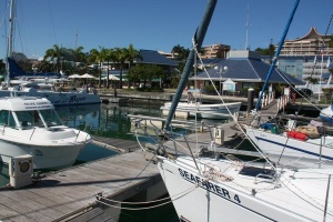 The Visitors pier at the Port Moselle Marina