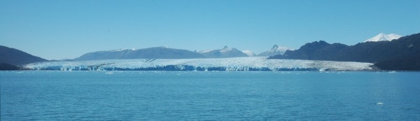 Ventisquero Pio XI, one of the world's finest tidewater glaciers"Photo:Frank Holden - yate Westerly Serenade"