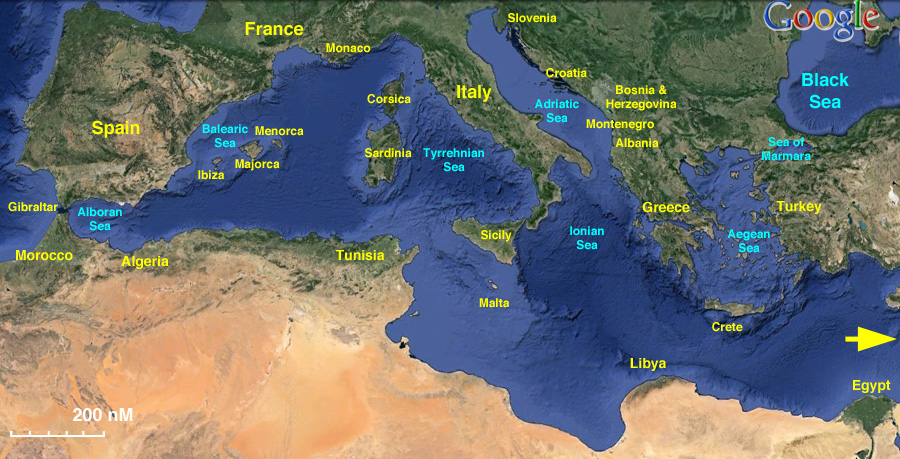 List of islands in the Mediterranean - Wikipedia