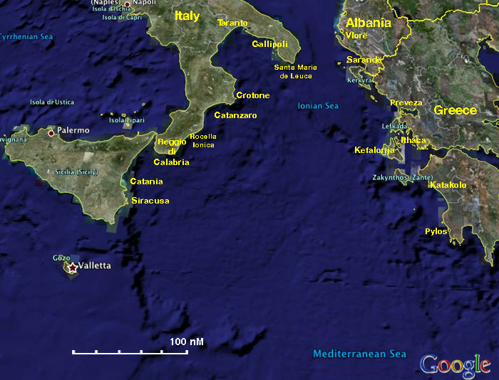 Ionian Sea, Islands, Location, Facts, Italy, & Map